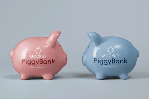 Ceramic piggybank for savings and finance