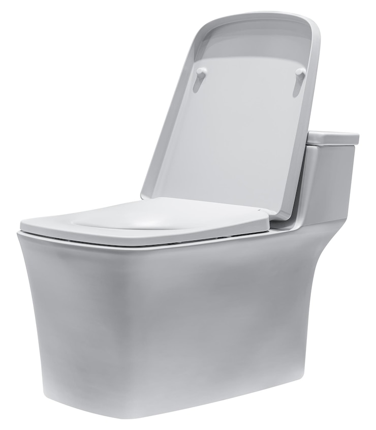 PSD ceramic white toilet bowl