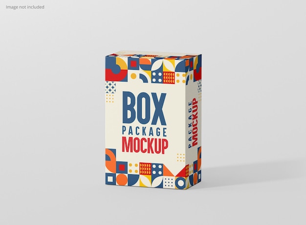 Mockup di scatola di cereali