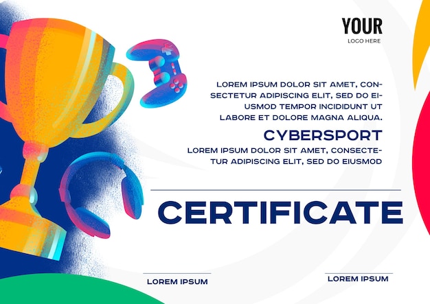 PSD certificate cybersport