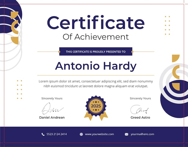 Certificate Template