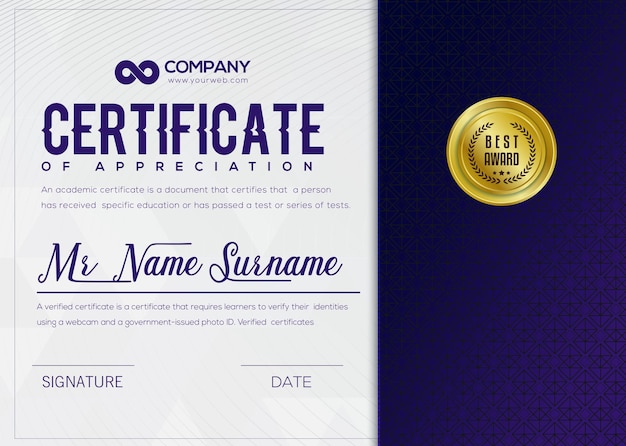 PSD certificate