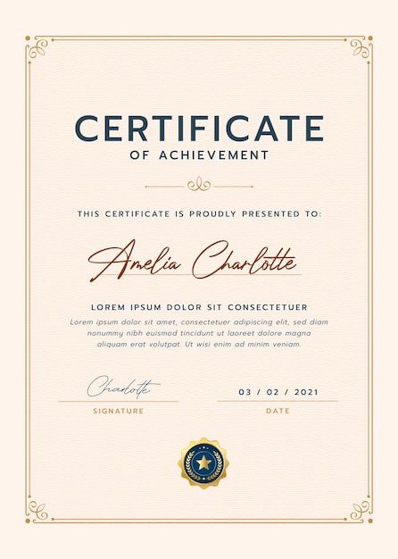 PSD certificate