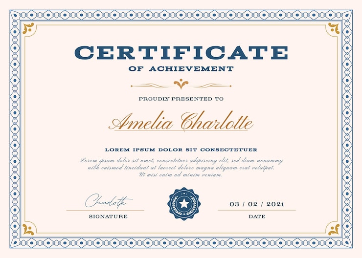 PSD certificate