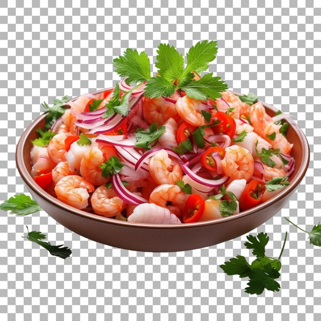 PSD 투명한 배경에 ceviche