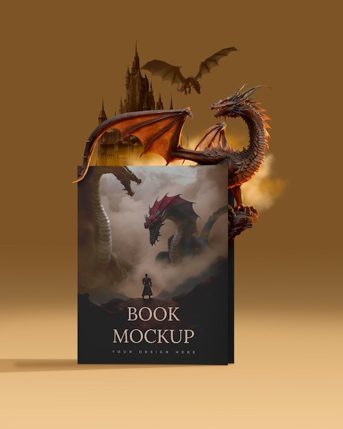 Cgi mockup collage  of children book