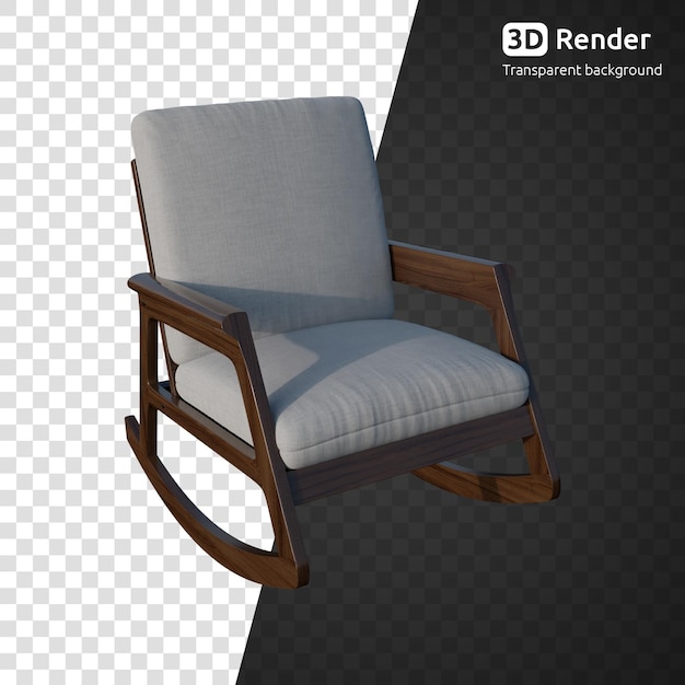 Un rendering 3d della sedia