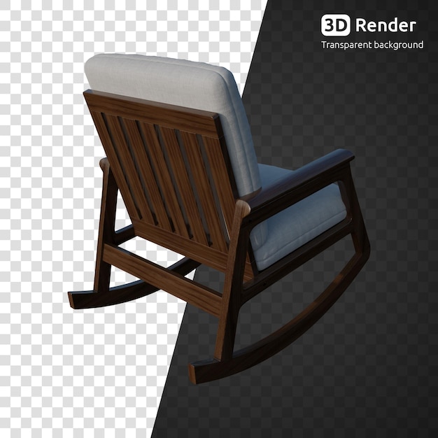 Un rendering 3d della sedia