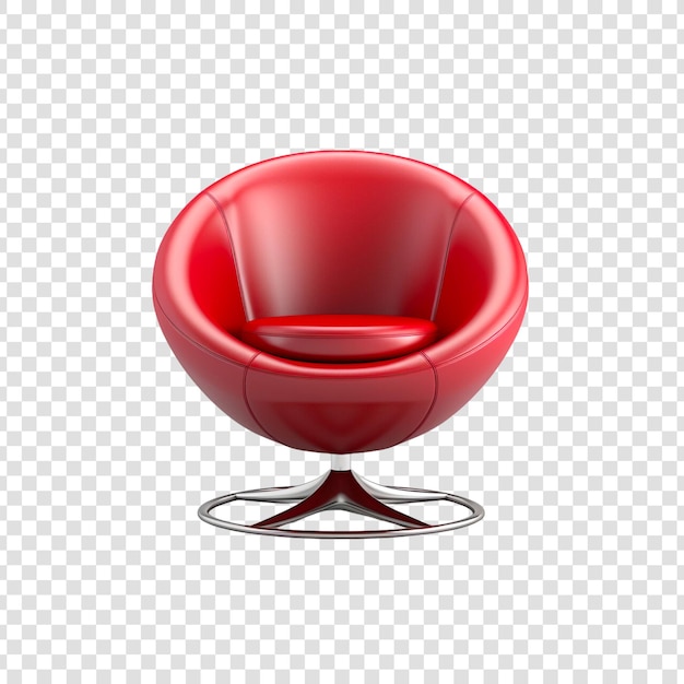 PSD chair isolated on transparent background