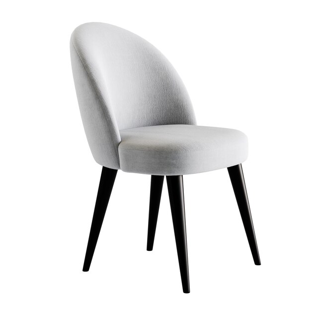 chair no background different design png white background isolated abstract 3d model