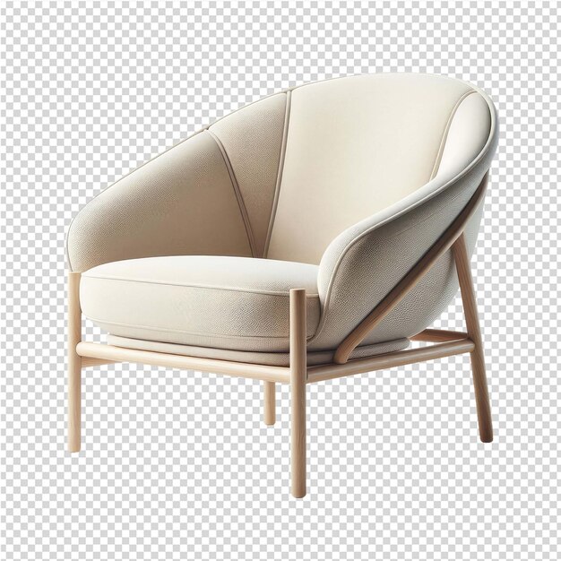 PSD a chair with a white back that says quot lounge quot on it