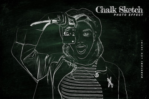 Chalk drawing photoshop deals