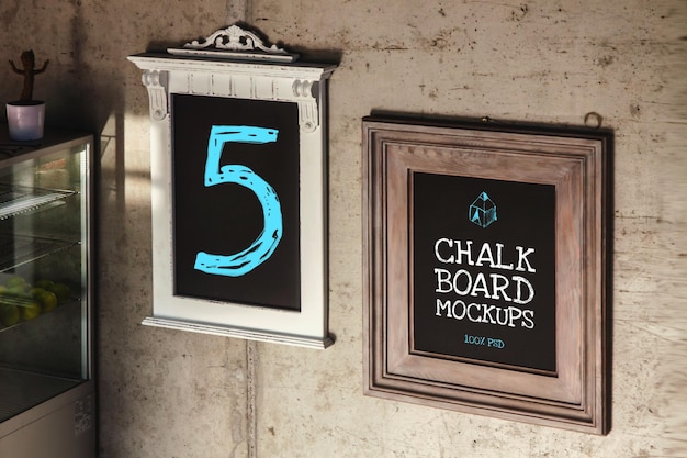 Chalkboard mockup