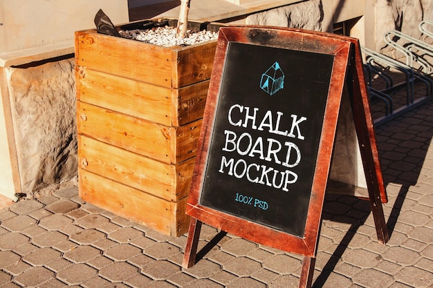 Chalkboard mockup