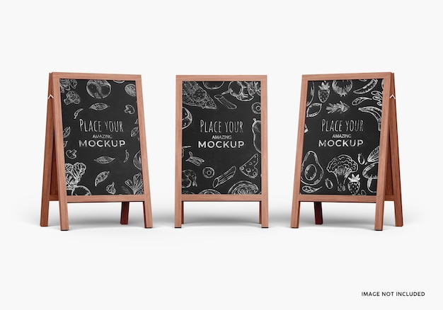 PSD chalkboard mockup