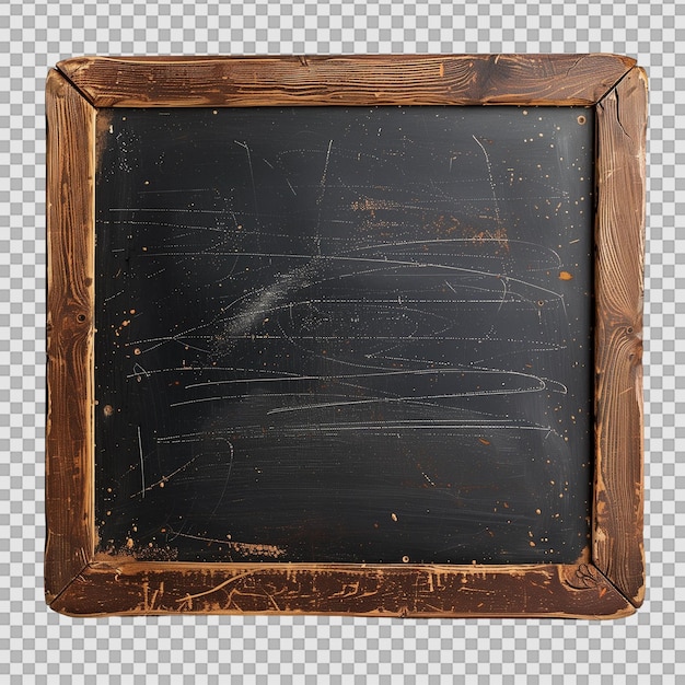 PSD chalkboard on transparent background