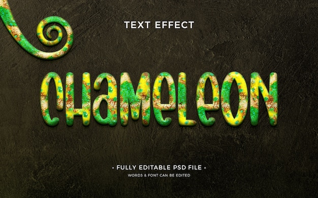 Chameleon text effect