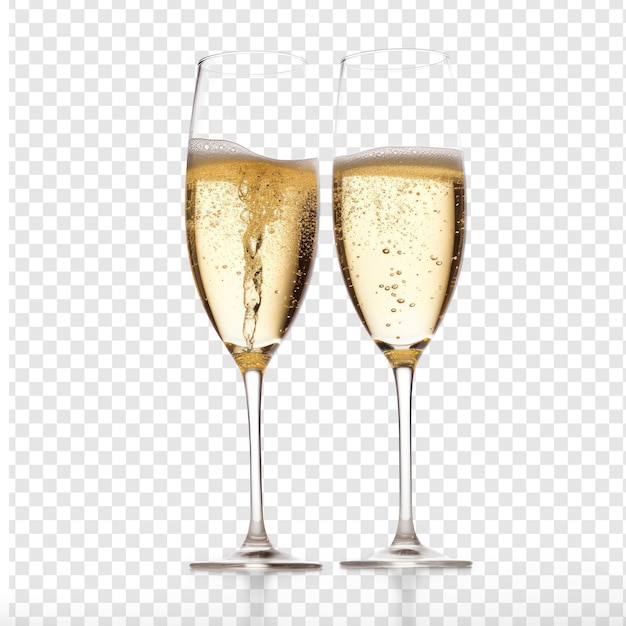 Champagne flutes cheering white background style raw v 52 job id a8d76b98a0804350a6cc83fdf317b16b