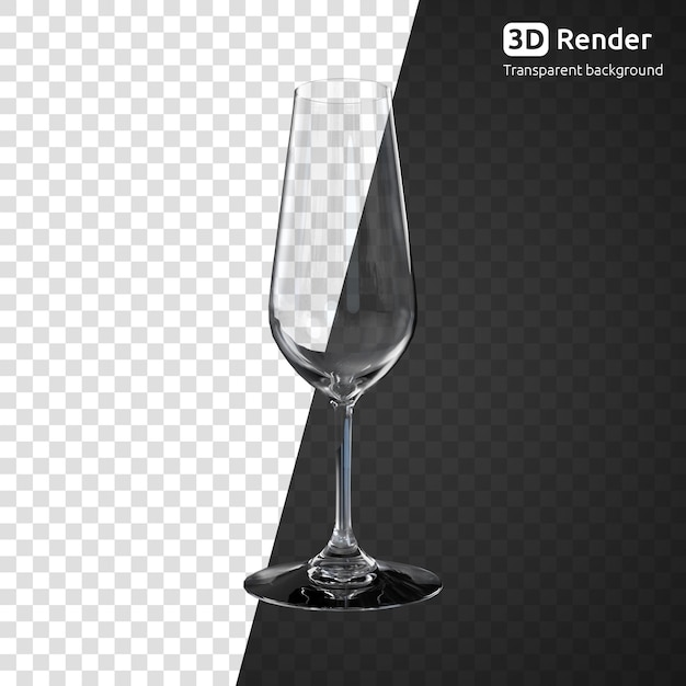 PSD champagne glass