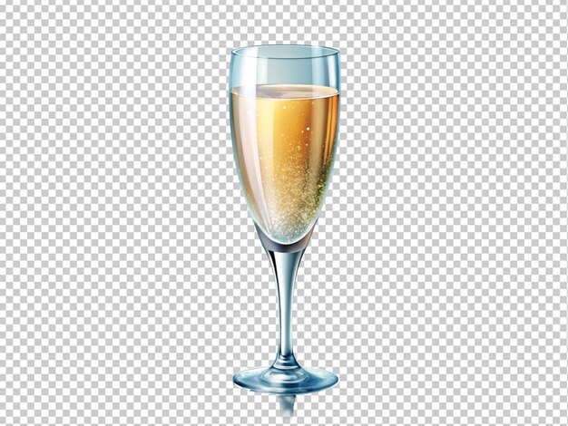 Champagne golden glass