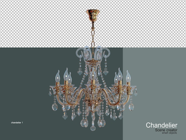 Chandeliers of various styles