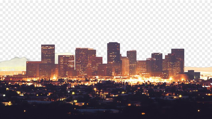 PSD chandler city skyline