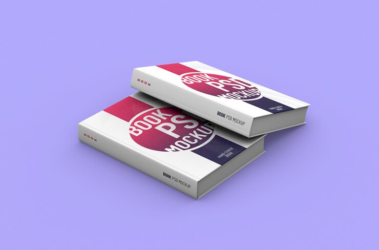 Premium PSD | Changeable high quality realistic thick hard cover book ...