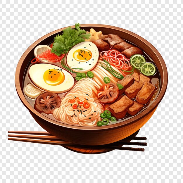 PSD chankonabe isolated on transparent background