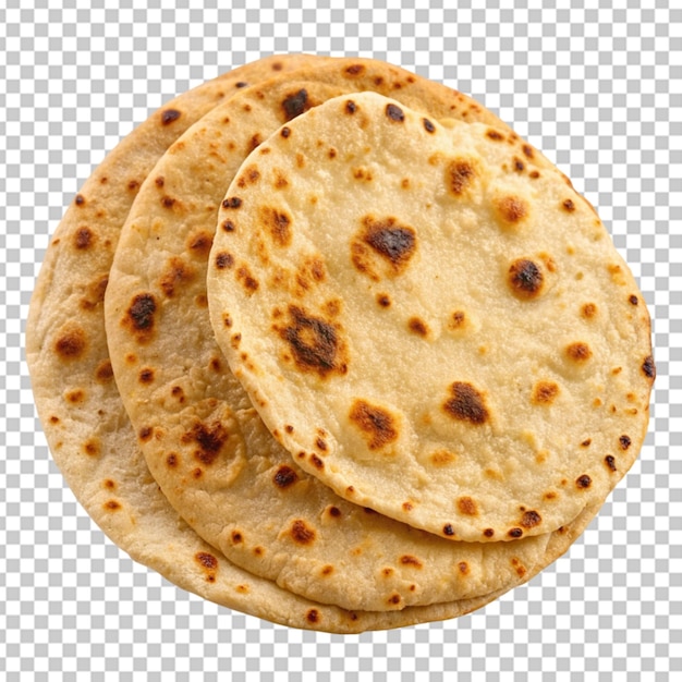 PSD chapatti doorzichtige achtergrond