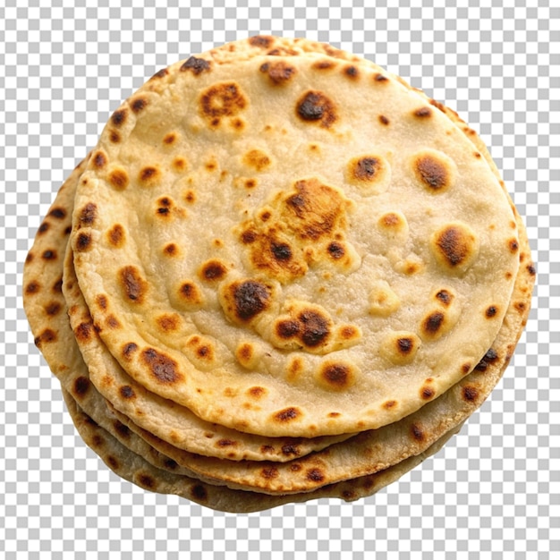 PSD chapatti doorzichtige achtergrond