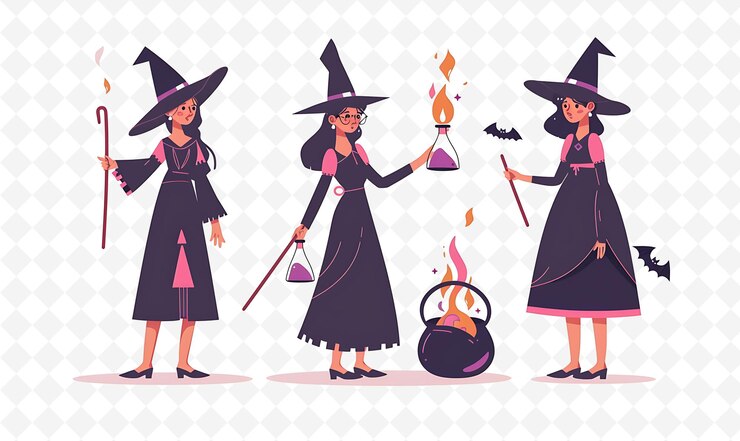 PSD 魔女のキャラクター