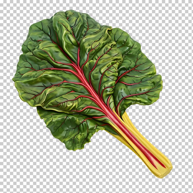 PSD chard isolated on transparent background