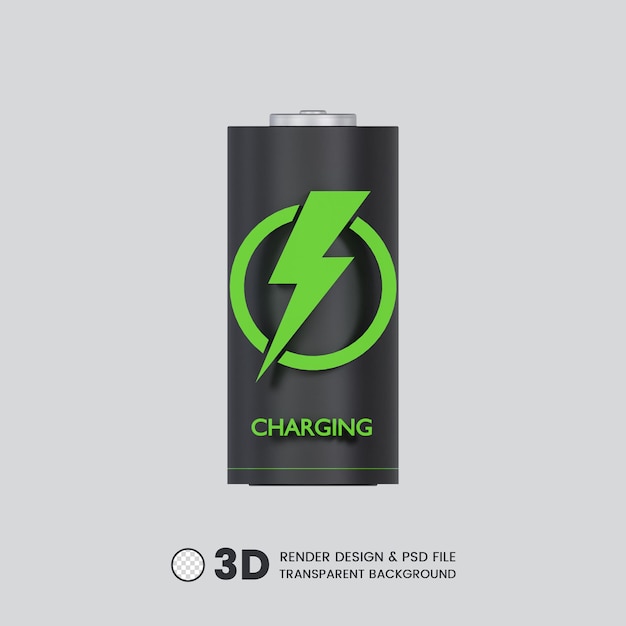 PSD charging 3d render