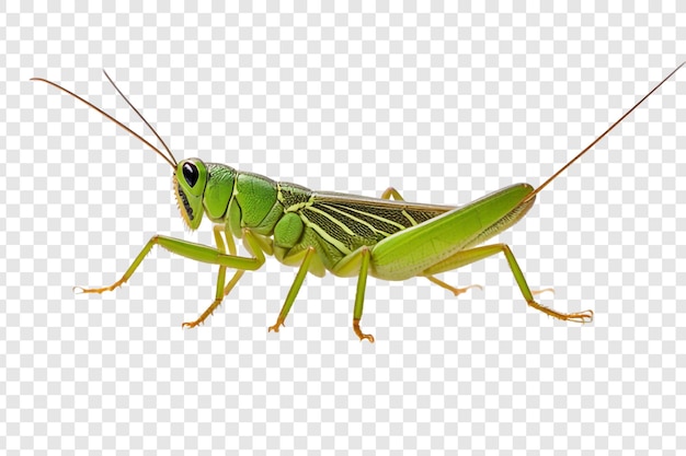 PSD charismatische grasshopper png geïsoleerd op transparante achtergrond