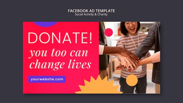 Charity template design