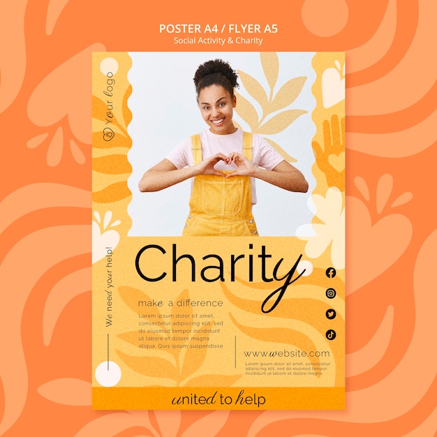 charity template design