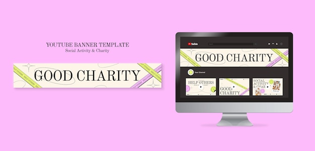 Charity template design