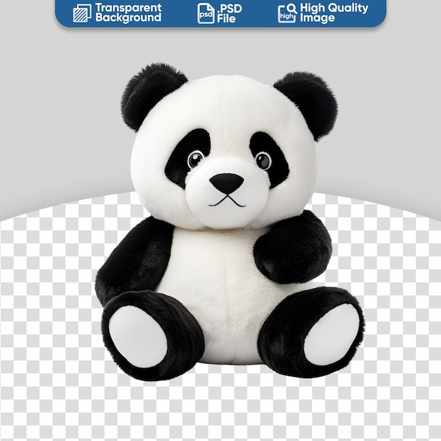 PSD charming plush panda bear stuffed critter toy