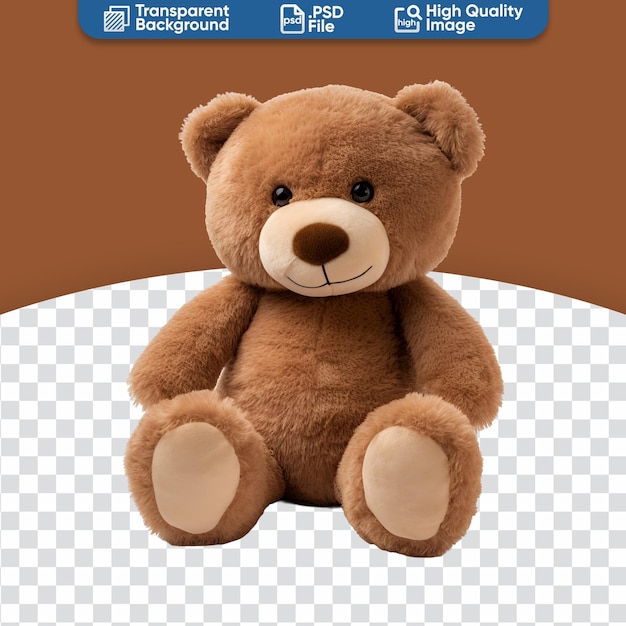 PSD charming teddy bear plush stuffed toy for cuddling