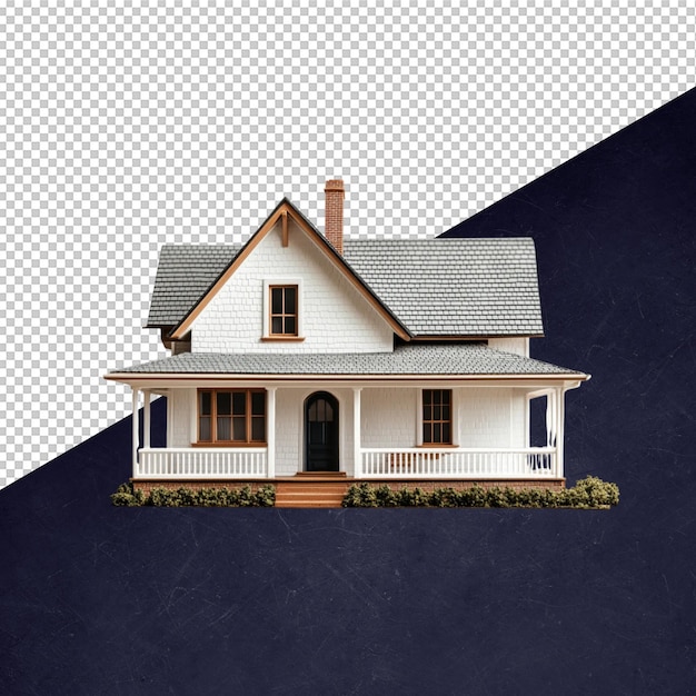 charming white house with porch