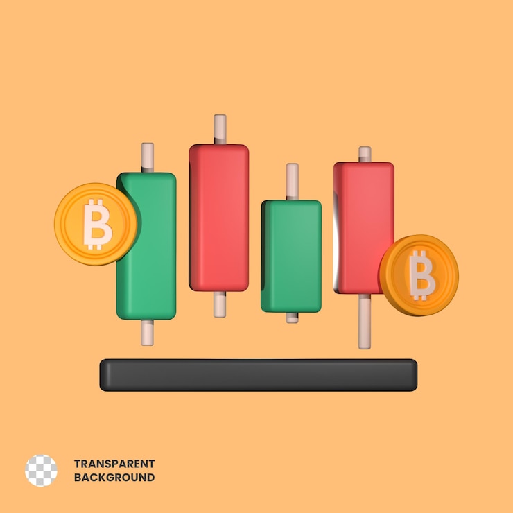 PSD chart crypto 3d