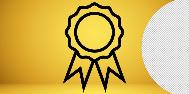 Charter icon on transparent background