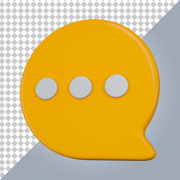 Chat 3d-pictogram