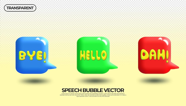 chat bubble colorful vector designer green red blue