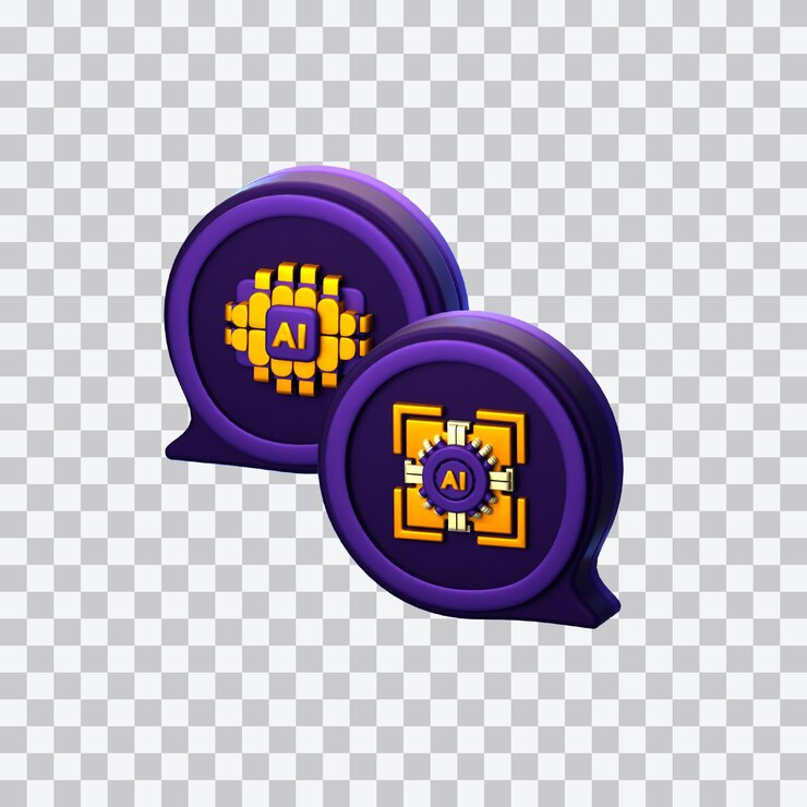 PSD chatting 3d illustration
