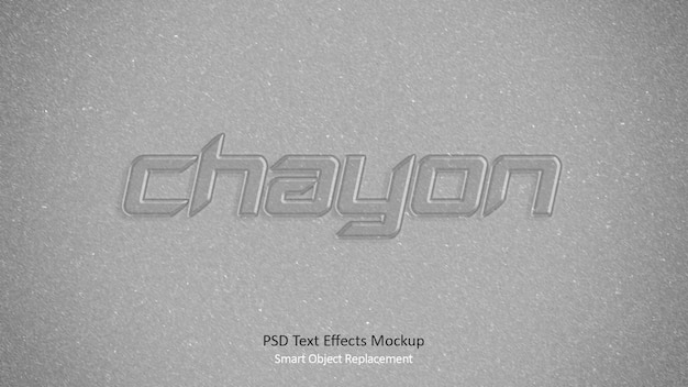 Chayon 3D-teksteffecten sjabloon