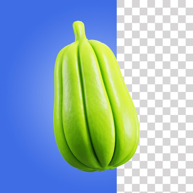 Chayote 3d-pictogram 3