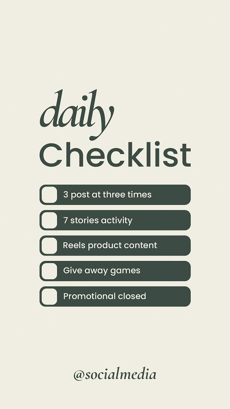 PSD checklist backpack sale instagram stories template psd design social media square theme sale shop kit