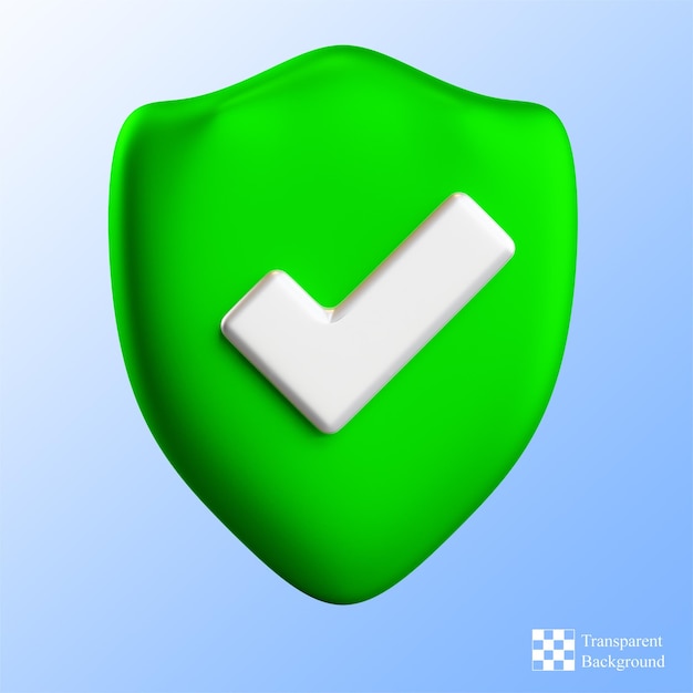 Checklist Security 3D Illustration