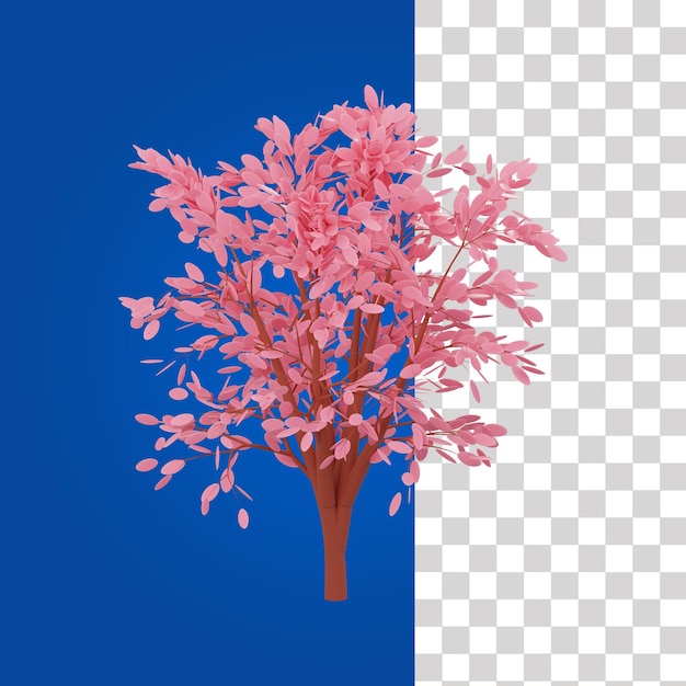 PSD cheery blossom 3d icon